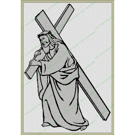 Jesús con la  Cruz