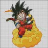 Dragon Ball - Goku en la nube voladora