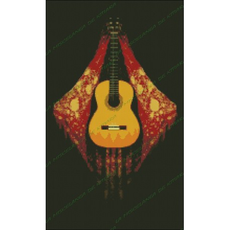 Guitarra Flamenca y Mantón