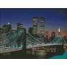 Puente de Manhattan de Noche