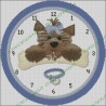 Blue Ribbon Dog Clock