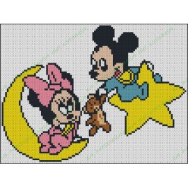 Mickey y Minnie bebés 1