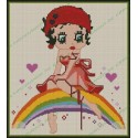 Betty Boop in Rainbow