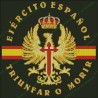 Flag with coat of Spanish Army Custom